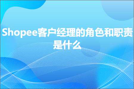 郑州网站推广外包 跨境电商知识:Shopee客户经理的角色和职责是什么